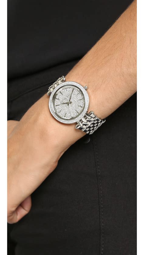 michael kors darci watch silver